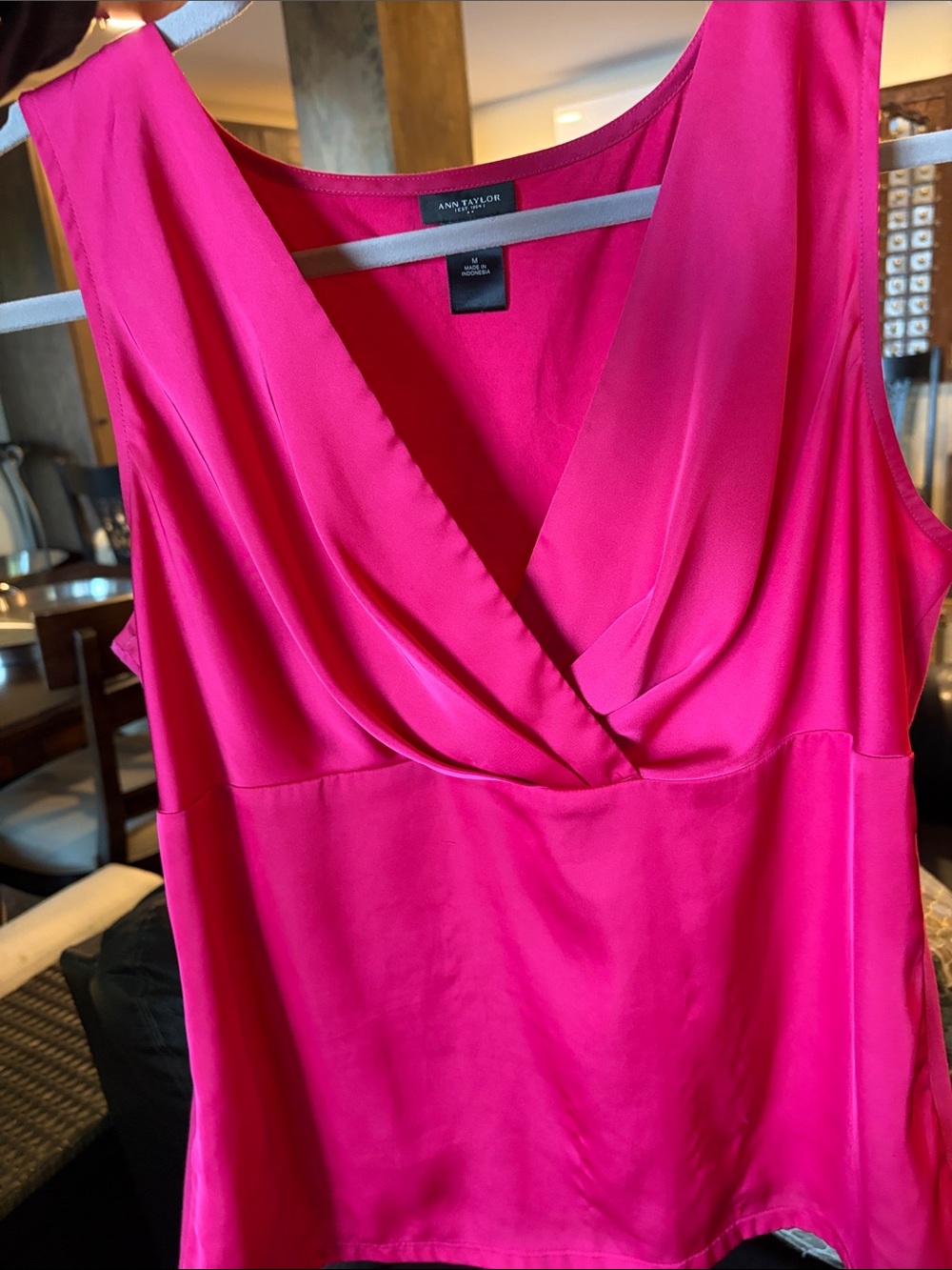 Ann Taylor Sleeveless Top - Fuscia